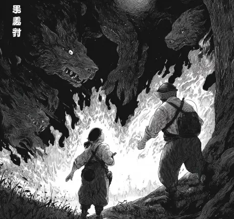 品牌短漫分镜草稿与角色对话气泡